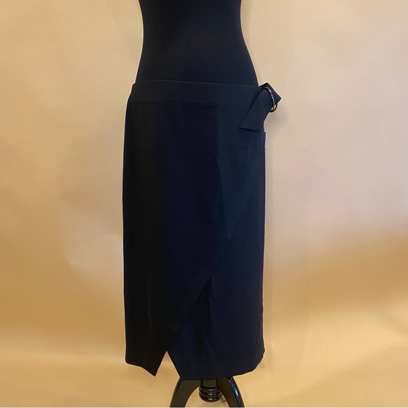 Laundry by Shelli Segal Black Knee Length Skirt Size 14 - Picture 5 of 11